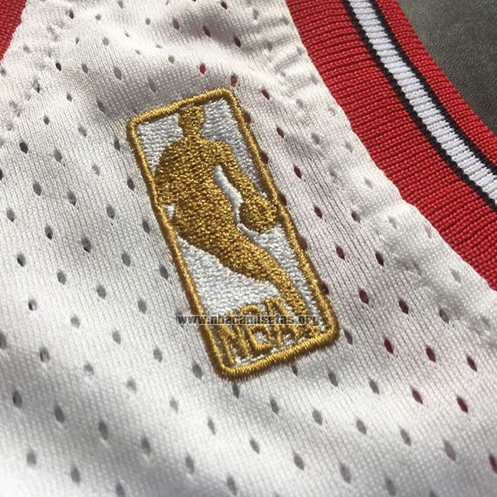 Camiseta Chicago Bulls Michael Jordan NO 23 Mitchell & Ness 1996-97 Blanco